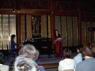 with Piano at the temple