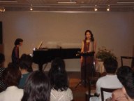 語りとピアノ　in　里夢